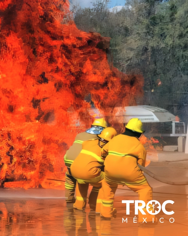 Prevención y combate de incendios, uso y manejo de extintores e hidrantes.